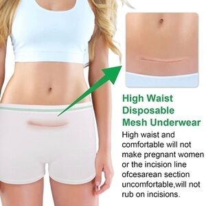 Carer Healthcare 5 Postpartum M Disposable Panties M/L for C-section